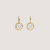 Harper 2ctw Cushion Cut Drop Earrings