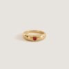 Amelia Birthstone Dome Ring